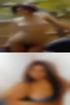 Naked woman showing hairy pussy