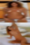 Naked woman showing hairy pussy