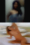 Naked woman showing hairy pussy
