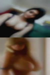 Naked woman showing hairy pussy